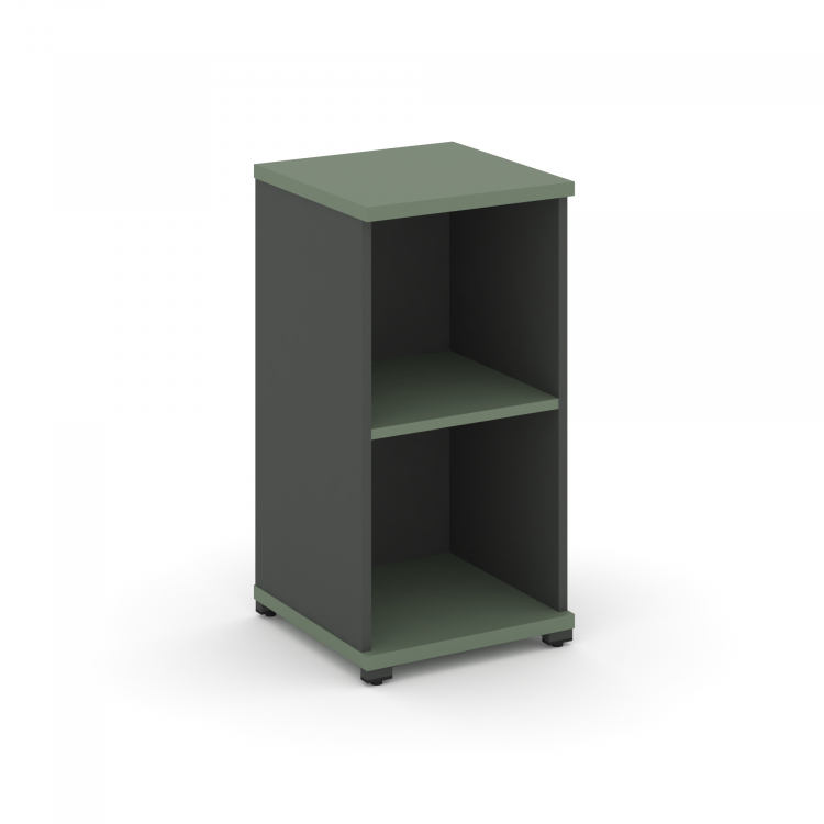 Concept Стеллаж 1 узкая секция, 2 ниши CN.STU.E-210 Кобо/Антрацит/Металл Антрацит 420*420*818