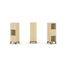 Style Project Набор стеллажа 2-х сторон., 3 яр. SN.NSD-311 Акация Лорка/Металл Антрацит 387*400*1248