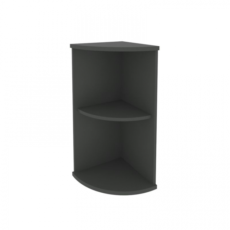 Riva Стеллаж угловой А.УС-3 Антрацит 365*365*828