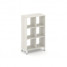 Style Project Каркас стеллажа 3 яр. SN.KS-320 Дуб Наварра/Металл Белый 754*400*1248