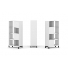 Style Project Набор стеллажа 2-х сторон., 4 яр. SN.NSD-421 Белый/Металл Антрацит 754*400*1615