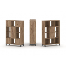 Style Project Набор стеллажа 1 сторон., 4 яр. SN.NS-431 Дуб Табак/Металл Антрацит 1121*400*1615