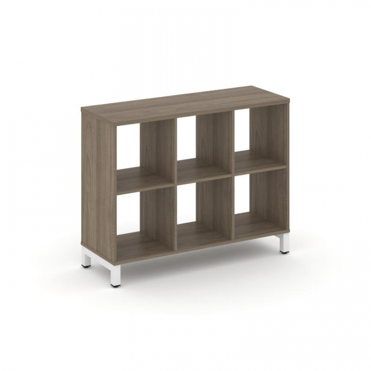 Style Project Каркас стеллажа 2 яр. SN.KS-230 Вяз Благородный/Металл Белый 1121*400*881