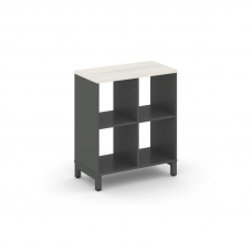 Style Project Каркас стеллажа 2 яр. SN.KS-220 Антрацит/Дуб Наварра/Металл Антрацит 754*400*881