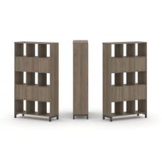 Style Project Набор стеллажа 2-х сторон., 5 яр. SN.NSD-531 Вяз Благородный/Металл Антрацит 1121*400*