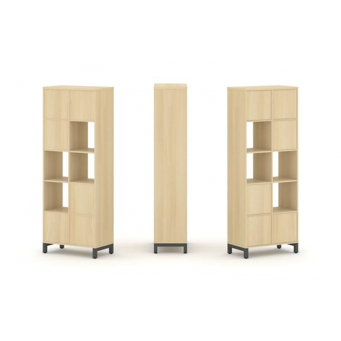 Style Project Набор стеллажа 1 сторон., 5 яр. SN.NS-521 Акация Лорка/Металл Антрацит 754*400*1982