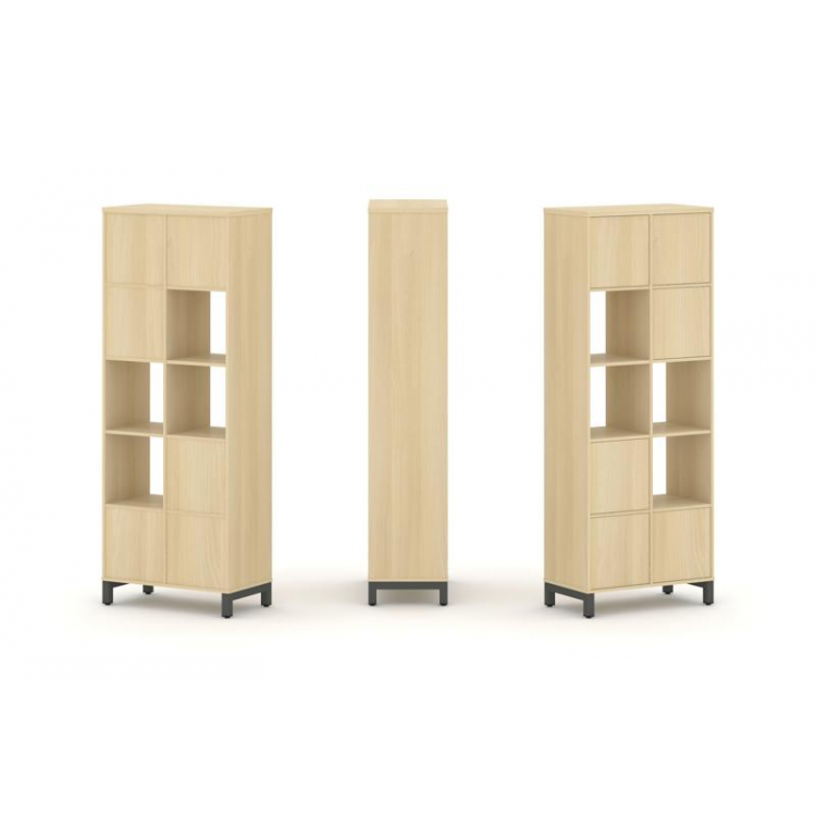 Style Project Набор стеллажа 1 сторон., 5 яр. SN.NS-521 Акация Лорка/Металл Антрацит 754*400*1982