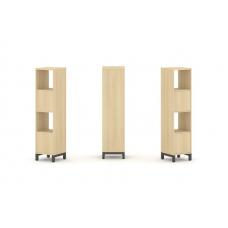 Style Project Набор стеллажа 1 сторон., 4 яр. SN.NS-411 Акация Лорка/Металл Антрацит 387*400*1615