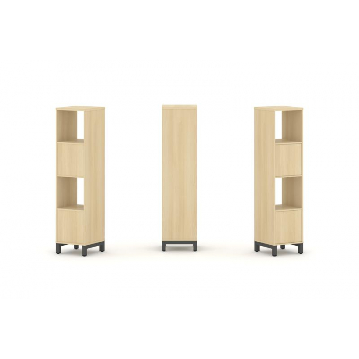 Style Project Набор стеллажа 1 сторон., 4 яр. SN.NS-411 Акация Лорка/Металл Антрацит 387*400*1615