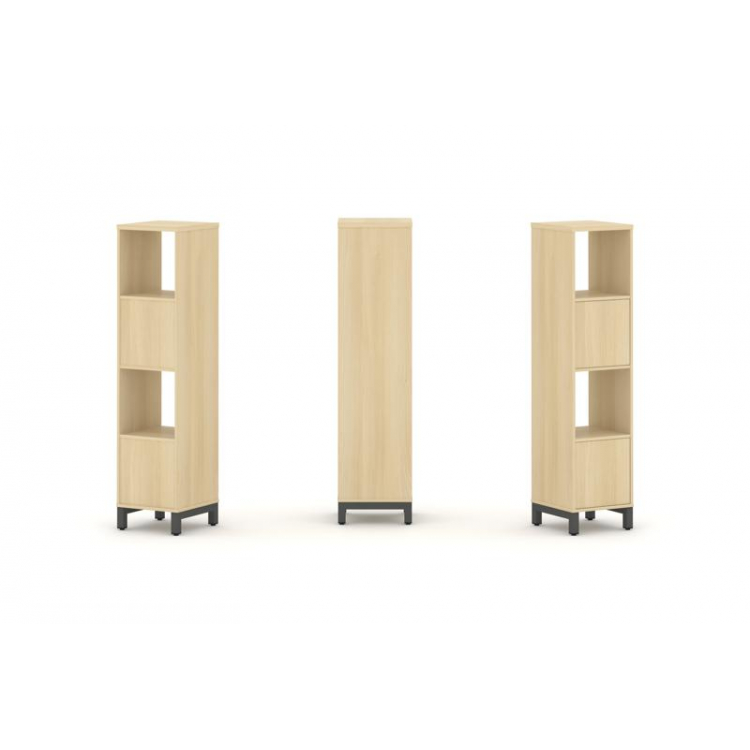 Style Project Набор стеллажа 1 сторон., 4 яр. SN.NS-411 Акация Лорка/Металл Антрацит 387*400*1615