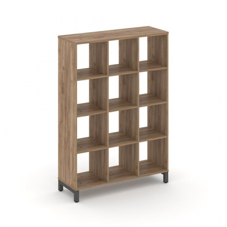 Style Project Каркас стеллажа 4 яр. SN.KS-430 Дуб Табак/Металл Антрацит 1121*400*1615