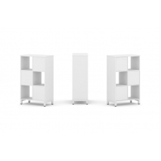 Style Project Набор стеллажа 1 сторон., 3 яр. SN.NS-321 Белый/Металл Белый 754*400*1248