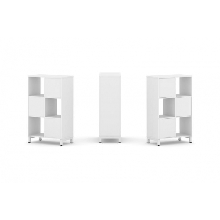 Style Project Набор стеллажа 1 сторон., 3 яр. SN.NS-321 Белый/Металл Белый 754*400*1248