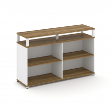 Concept Стеллаж опорный/приставной с верх. горизонтом CN.SOPO-006 Сандал Янтарный/Белый Бриллиант/М