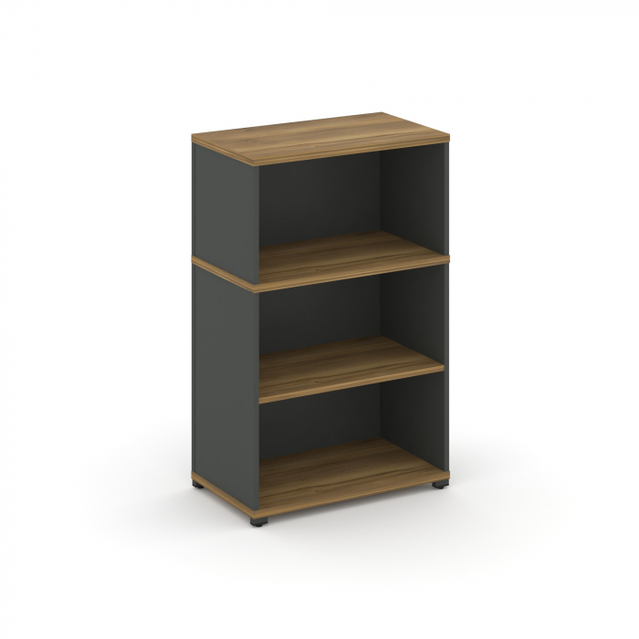 Concept Стеллаж опорный/приставной с надставкой низ. CN.SOPO-003 Сандал Янтарный/Антрацит/Металл Ант