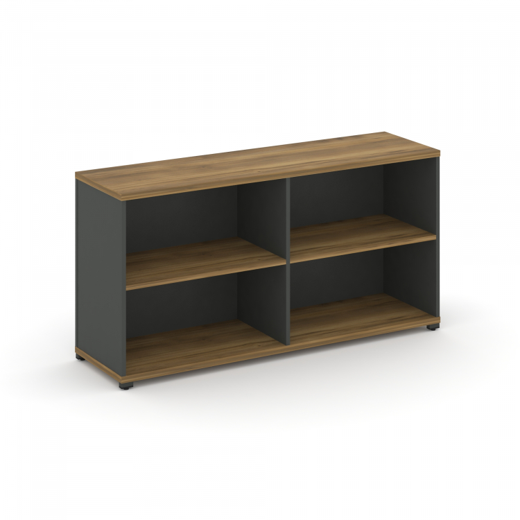 Concept Стеллаж опорный/приставной CN.SOPO-005 Сандал Янтарный/Антрацит/Металл Антрацит 1480*420*750