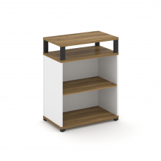 Concept Стеллаж опорный/приставной с верх. горизонтом CN.SOPO-002 Сандал Янтарный/Белый Бриллиант/М