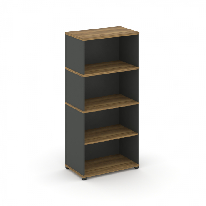 Концепт Стеллаж опорный/приставной с надставкой выс. CN.SOPO-004 Сандал Янтарный/Антрацит/Металл Ант
