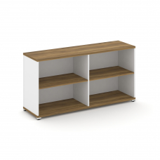 Concept Стеллаж опорный/приставной CN.SOPO-005 Сандал Янтарный/Белый Бриллиант/Металл Белый 1480*420