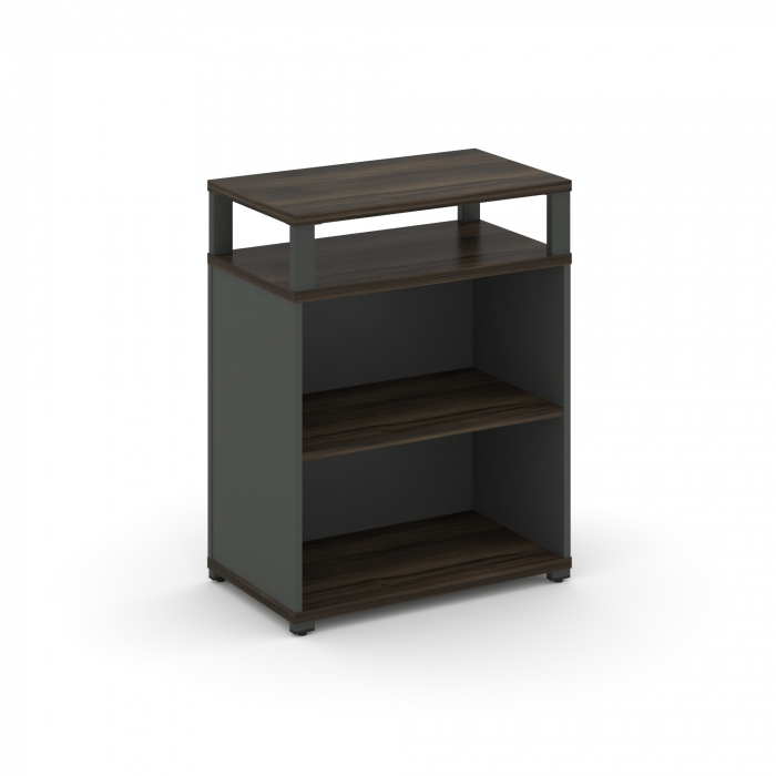 Concept Стеллаж опорный/приставной с верх. горизонтом CN.SOPO-002 Дуб Мали/Антрацит/Металл Антрацит