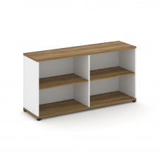 Concept Стеллаж опорный/приставной CN.SOPO-005 Сандал Янтарный/Белый Бриллиант/Металл Черный 1480*42