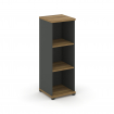 Concept Стеллаж 1 узкая секция, 3 ниши CN.STU-310 Сандал Янтарный/Антрацит/Металл Антрацит 420*420*1