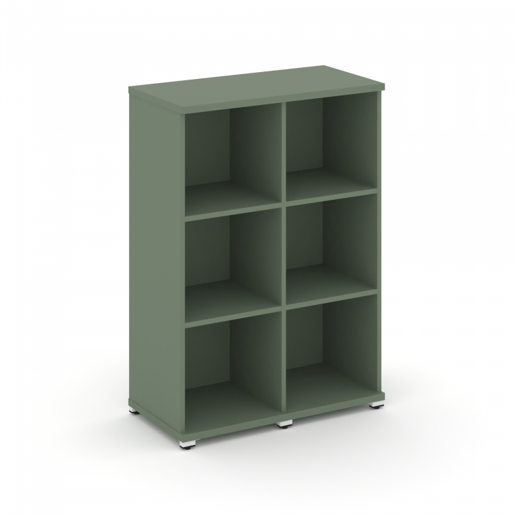 Concept Стеллаж 2 узкие секции, 3 ниши CN.STU-320 Кобо/Металл Белый 836*420*1186