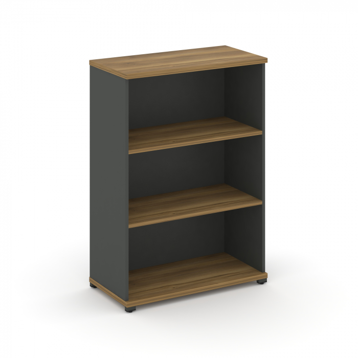 Concept Стеллаж 1 широкая секция, 3 ниши CN.STS-310 Сандал Янтарный/Антрацит/Металл Антрацит 836*420