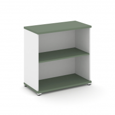 Concept Стеллаж 1 широкая секция, 2 ниши CN.STS-210 Кобо/Белый Бриллиант/Металл Белый 836*420*818