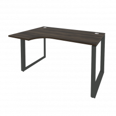 Onix Стол эргономичный левый на О-образном м/к O.MO-SA-2 (L) Дуб Мали/Металл Антрацит 1380*980*750 (