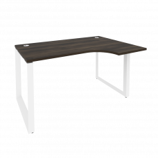 Onix Стол эргономичный правый на О-образном м/к O.MO-SA-2 (R) Дуб Мали/Металл Белый 1380*980*750 (72