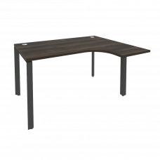 Onix Стол эргономичный правый на П-образном м/к O.MP-SA-3 (R) Дуб Мали/Металл Антрацит 1380*1180*750