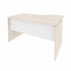 Onix Стол эргономичный левый O.SA-2 (L) Денвер Светлый/Белый Бриллиант 1380*980*750 (720/460)