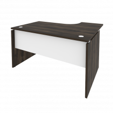 Onix Стол эргономичный левый O.SA-3 (L) Дуб Мали/Белый Бриллиант 1380*1180*750 (800/460)