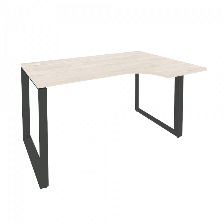 Onix Стол эргономичный правый на О-образном м/к O.MO-SA-2 (R) Денвер Светлый/Металл Антрацит 1380*98