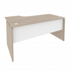 Onix Стол эргономичный правый O.SA-1 (R) Дуб Аттик/Белый Бриллиант 1580*980*750 (720/460)