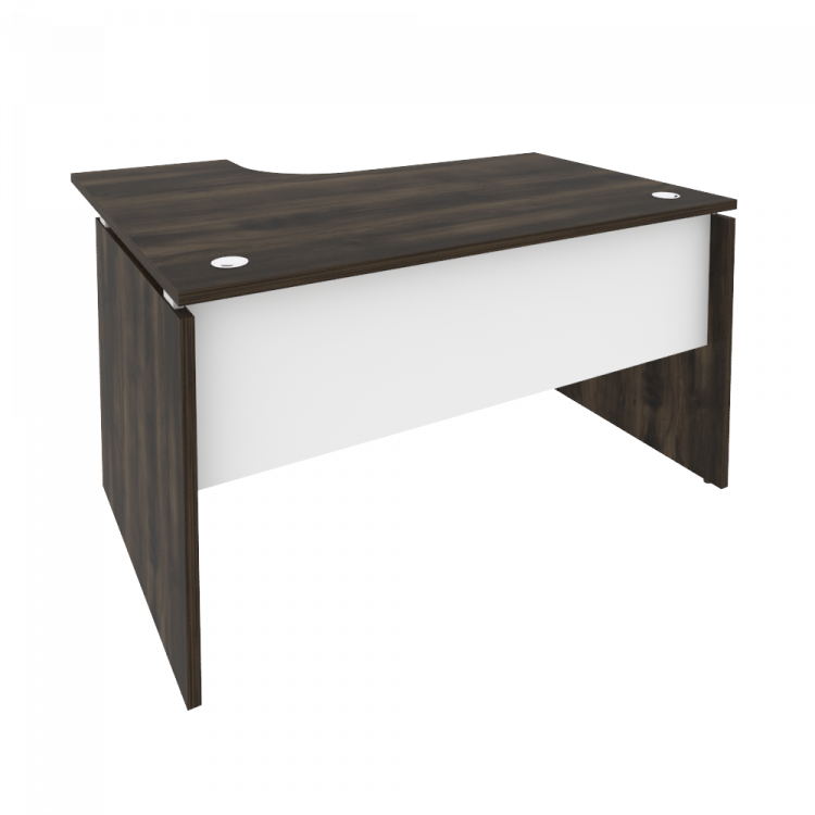 Onix Стол эргономичный правый O.SA-3 (R) Дуб Мали/Белый Бриллиант 1380*1180*750 (800/460)