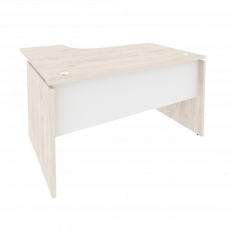 Onix Стол эргономичный правый O.SA-3 (R) Денвер Светлый/Белый Бриллиант 1380*1180*750 (800/460)