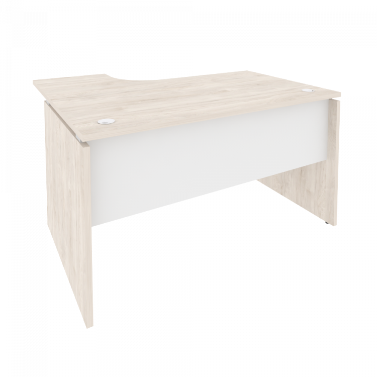 Onix Стол эргономичный правый O.SA-3 (R) Денвер Светлый/Белый Бриллиант 1380*1180*750 (800/460)