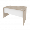 Onix Стол эргономичный левый O.SA-2 (L) Дуб Аттик/Белый Бриллиант 1380*980*750 (720/460)