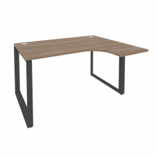 Onix Стол эргономичный правый на О-образном м/к O.MO-SA-3 (R) Дуб Аризона/Металл Антрацит 1380*1180*