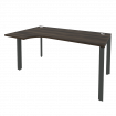 Onix Стол эргономичный левый на П-образном м/к O.MP-SA-1 (L) Дуб Мали/Металл Антрацит 1580*980*750 (