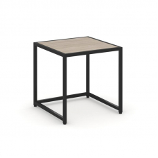 Loft Стол журнальный VR.L-SJK-45 Дуб Аттик/Металл Черный 450*450*450