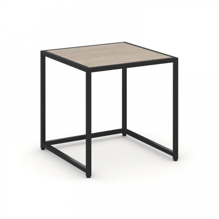 Loft Стол журнальный VR.L-SJK-50 Дуб Аттик/Металл Черный 500*500*500