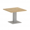 Onix Direct Стол журнальный квадратный O.SJ-2 Тиквуд Светлый/Металл Серый 600*600*450