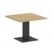 Onix Direct Стол журнальный квадратный O.SJ-2 Тиквуд Светлый/Металл Антрацит 600*600*450