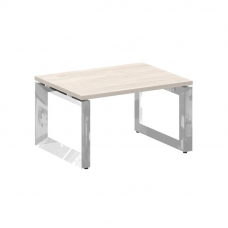 Onix Direct Lux Стол журнальный О-обр. м/к M-O.MO-SJ-1 Денвер Светлый/Нержавеющая Сталь/Хром 780*600