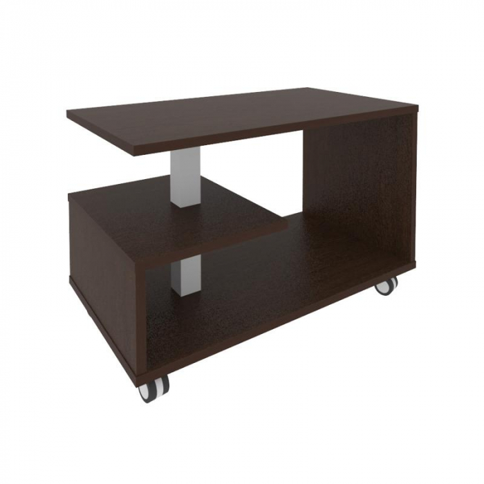 First Стол журнальный на колесах KSM-1 Венге Цаво 900*500*580