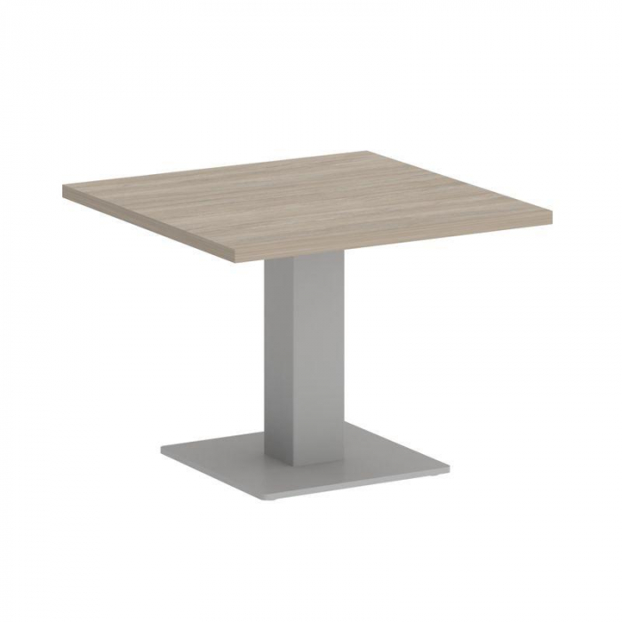 Onix Direct Стол журнальный квадратный O.SJ-2 Дуб Аттик/Металл Серый 600*600*450