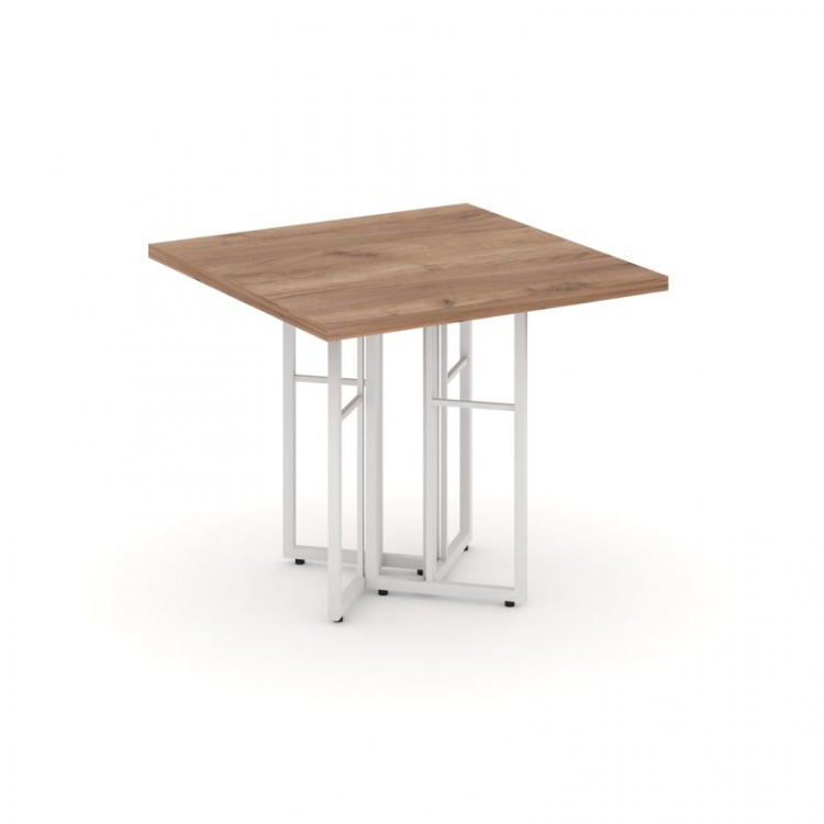 Rift Direct Стол журнальный RF.SJ-001 Дуб Табак/Металл Белый 680*680*580